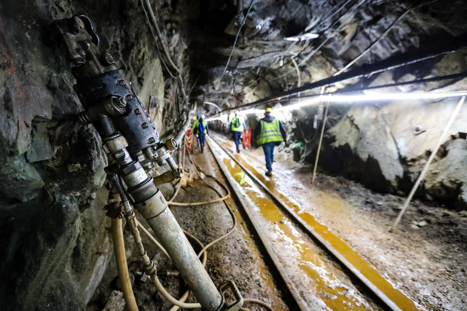 Conveyor site at the Sanford Lab